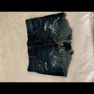 American eagle super stretch denim shorts